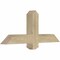 Ekena Millwork Eugene Rough Sawn Timber Gable Bracket, Douglas Fir, 36"W x 15"H x 4"D x 4"F, 10/12 Pitch GBW036X15X0404EUG00RDF - alternate 4